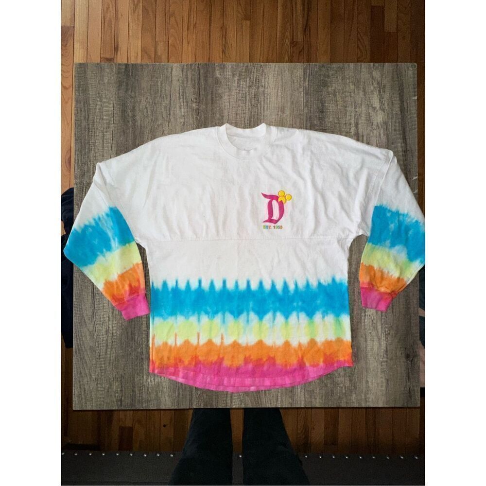 Rainbow Dip Tie Dye Disney Pineapple Spirit Jersey Adult Small